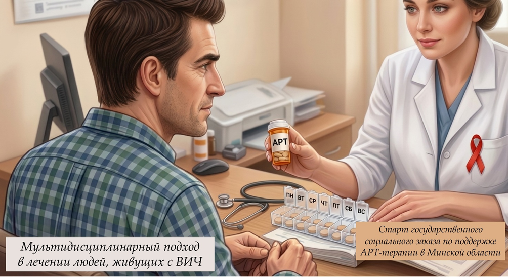 Не просто таблетки: в Минской области реализуется Проект по формированию приверженности к лечению ВИЧ-инфекции